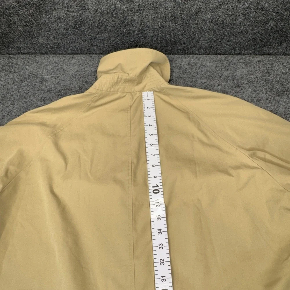 Vintage LL Bean Trench Coat Mens XL Tan Rain Overcoat Mac Jacket Oxford 0X723